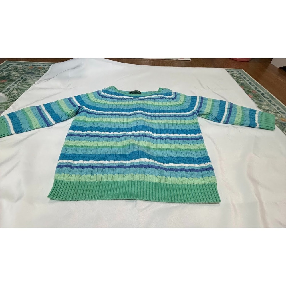 Women's vintage classic 100% cotton sweater by Ralph Lauren - Size L